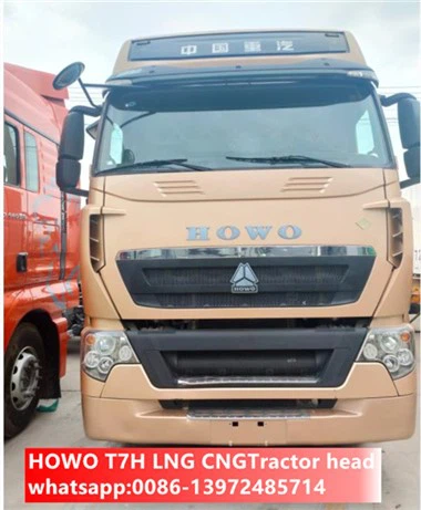 40 טון HOWO TH7 מנוע גז טבעי טיפר 610HP טרקטור HOWO משומש